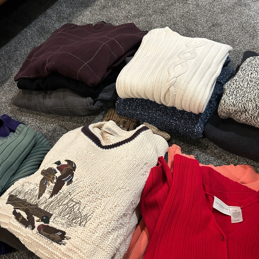Vintage sweater bundle